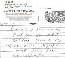 Hokama letter